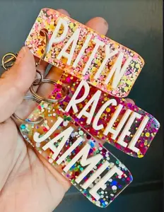 Personalized Acrylic Keychain Perfect for Keys, Backpack, Purse, Diaper Bag, Keys the options are endless!