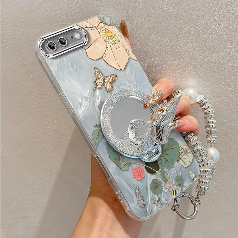 1 Piece iPhone 8 PlusPhone Cases Fresh flowers Butterfly round stand and lanyard Pattern Comfortable feel Case Suitable For iPhone 8 Plus With Lightweight Features Suitable For Casual - TikTok Shop 1 Piece iPhone 8 PlusPhone Cases Fresh flowers Butterfly round stand and lanyard Pattern Comfortable feel Case Suitable For iPhone 8 Plus With Lightweight Features Suitable For Casual - TikTok Shop