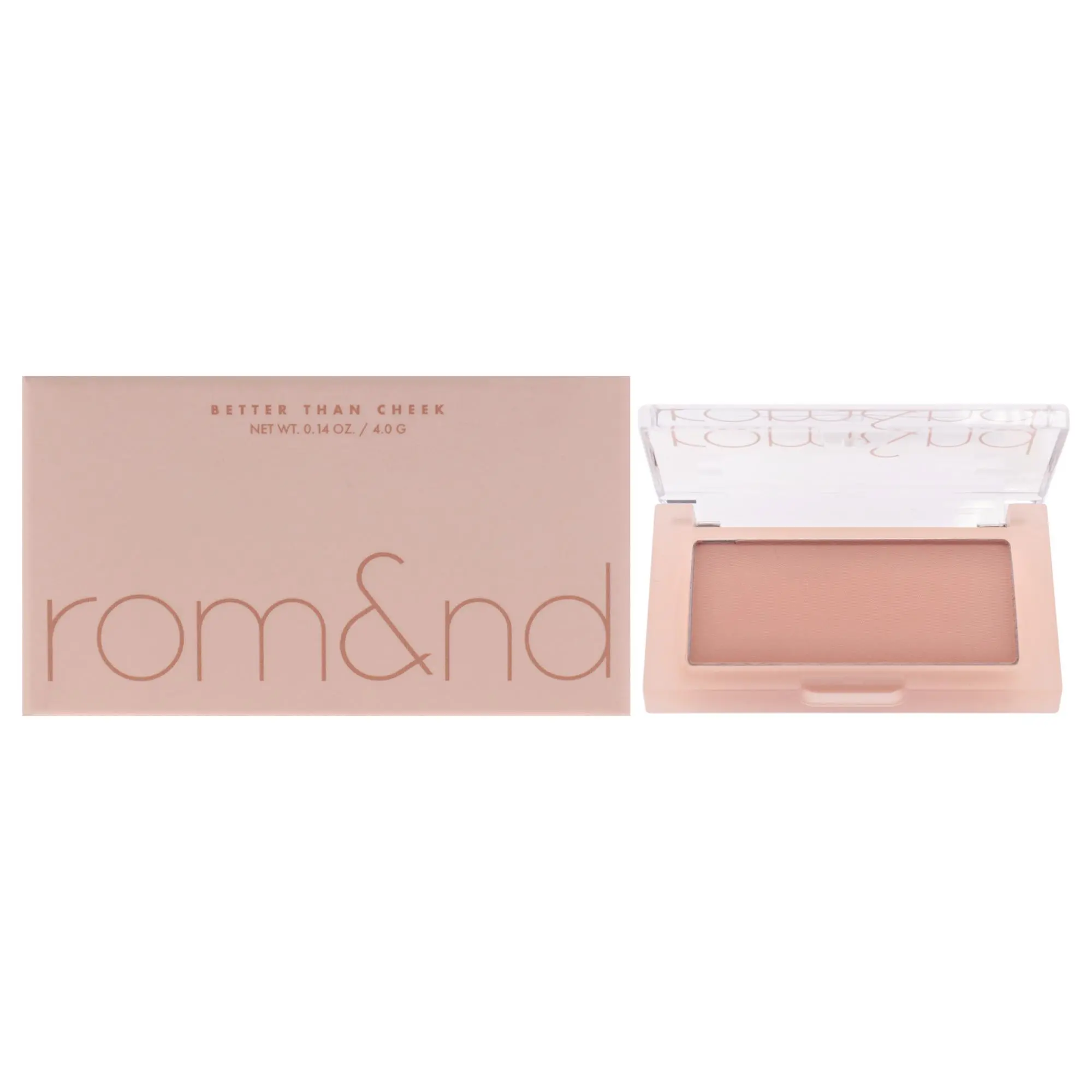 Rom&nd Better Than Cheek N01 Nutty Nude Women's Cosmetic Makeup Powder Blush - 0.14oz, Soft Glow Finish