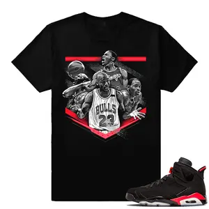 Unisex T-shirt To Match Sneakers Jordan 6 Reverse Infrared - MJ Tribute. 100% Cotton for Casual Wear. Comfortable Summer Unisex T-Shirt to match Jordan Sneaker. Streetwear Style. urban outfitters