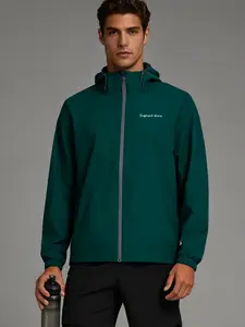 Men's Functional Windbreaker, Waterproof Windproof Jacket, Lightweight Coat Outdoor Running Cycling Hiking Climbing