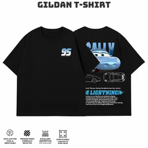 Retro Two Side Cars Gildan T-Shirt, Cars Movie T-Shirt, Licensed Cars Sally T-Shirt, Mcqueen and Mater Retro Vintage Unisex Oversized Anime Graphic Tee – Trendy Y2K Acid Gildan,Manga Game Movie Lover Gift For Fans Merch