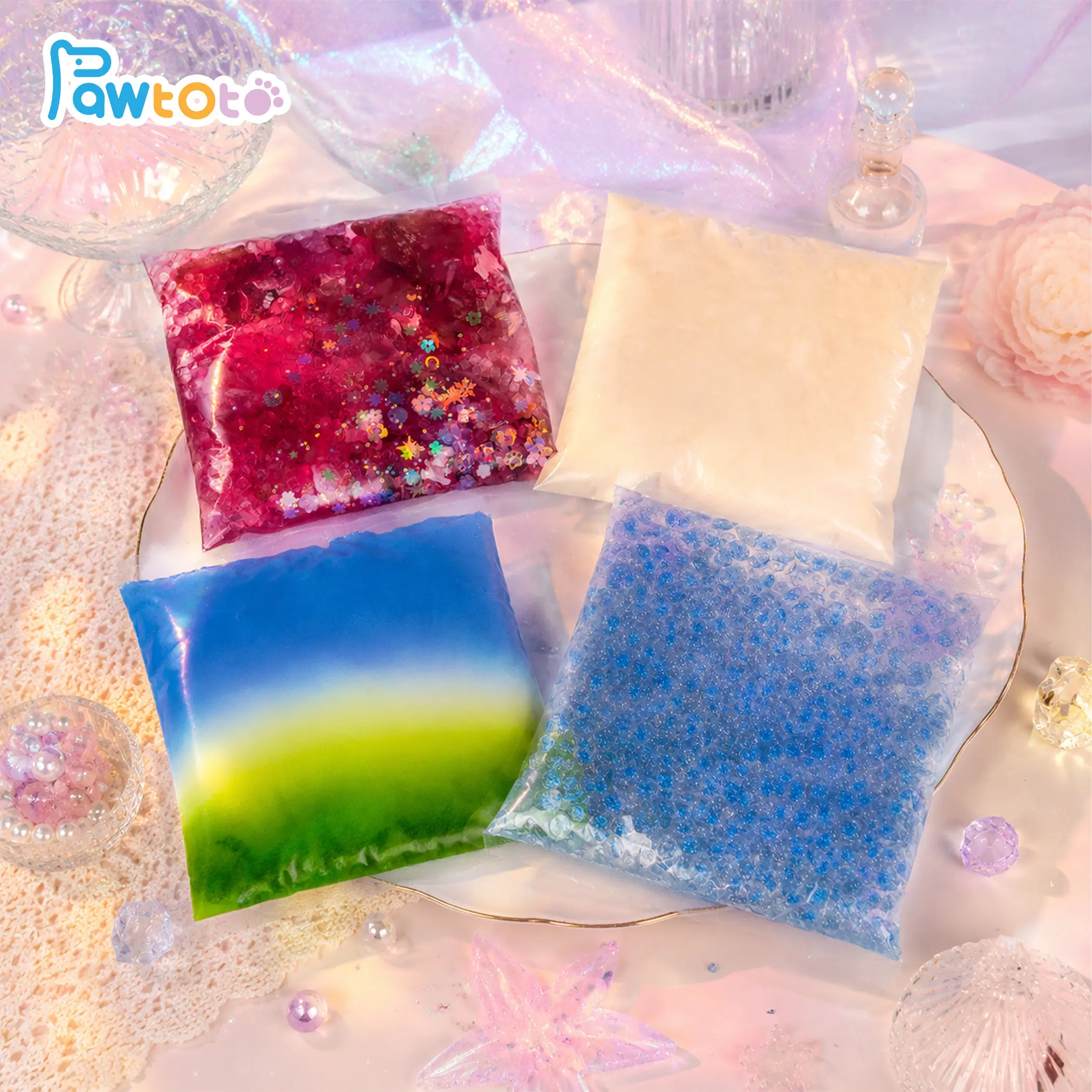 Pawtoto Square Silicone Squishy Fidget Toy - Handcrafted, Unisex, Soft Texture, Sensory Squishies, Stress Ball, For Ages 12+