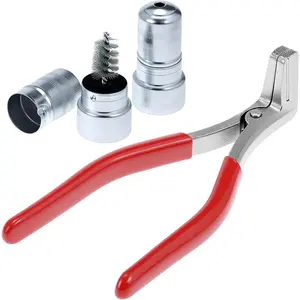 Terminal Pliers & Cleaner Brush Kit (3-) - Terminal Spreader Pliers with 2 Stainless Steel   Cleaning Brushes for 6V/12V  Automotive Maintenance