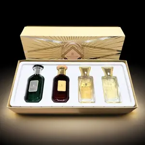 MYSTICAL His and Hers Luxury Fragrance Set, 4-Piece Men and Women Perfume Collection, Long Lasting Mixed Scent Discovery Kit, Elegant Couples Gift Box