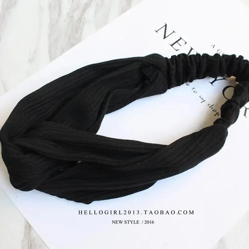 Black Knotted Headband