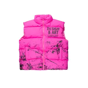 Lamanda Hot Pink Puffer Vest