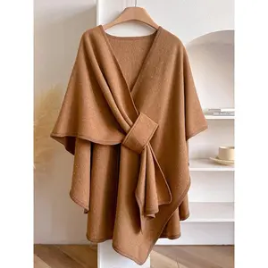 Women's Fall Winter Fashion Solid Color Shawl, Warm Comfortable Fluffy Soft Scarf, Casual Multi-Functional Wrap, Perfect for Autumn/winter Decor