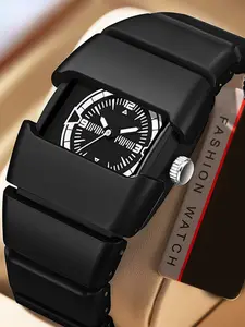 Millennial Style Unisex Quartz Watch, Casual Quartz Analog, High-End Fashion Accessory, Trendy Retro Design, Suitable for Teens & Adults, Versatile Timepiece