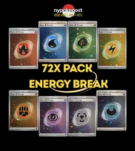 72x Pack Energy Break - Pokemon Trading Card Game TCG 72x Pack Energy Break - Pokemon Trading Card Game TCG