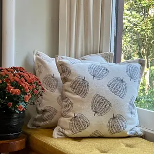 Chenille Pumpkin Pillow Cover - Soft Furnishings for Your Home