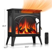 12 types of flames （Black）-Single door