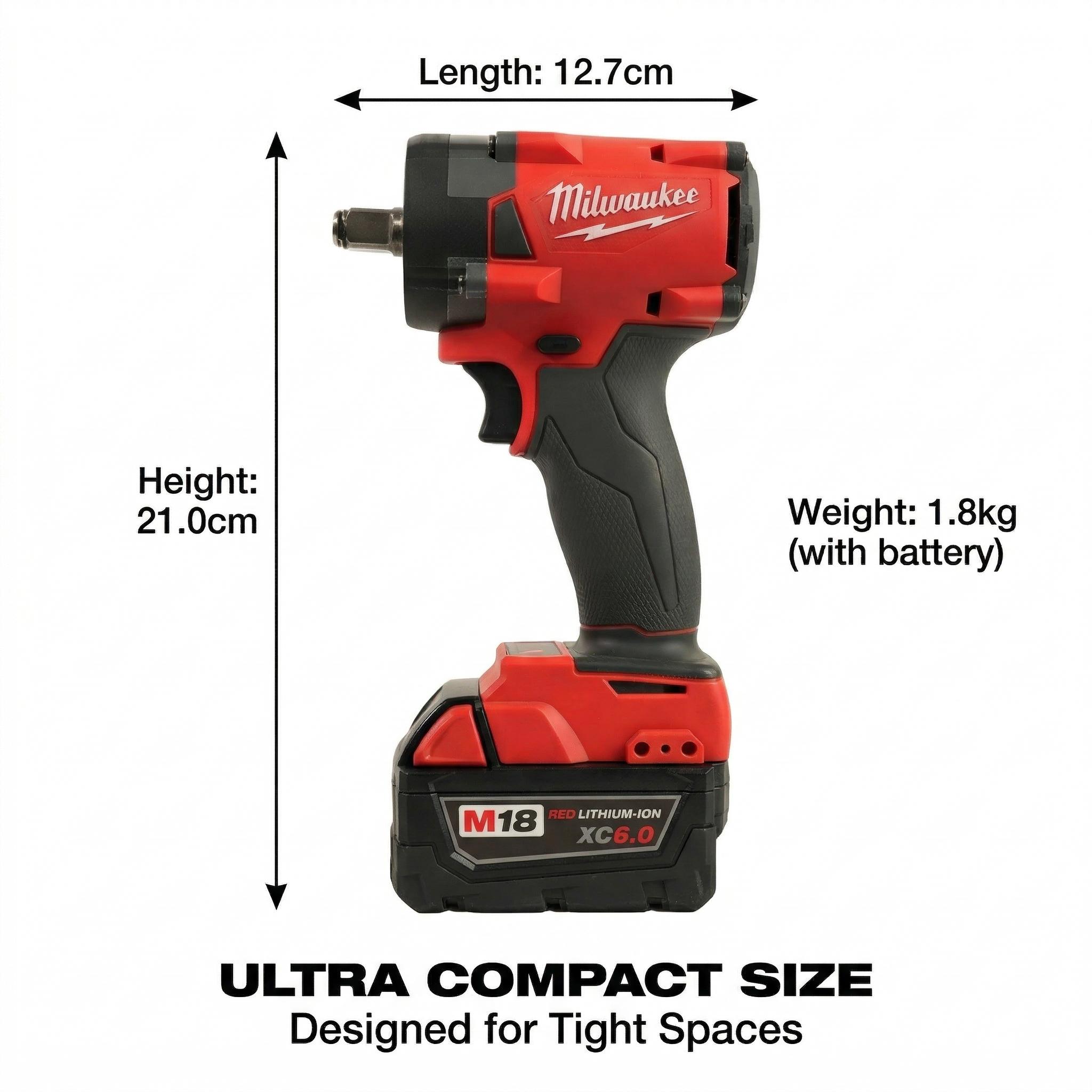 Milwaukee M18 1/2 Inch Impact Wrench