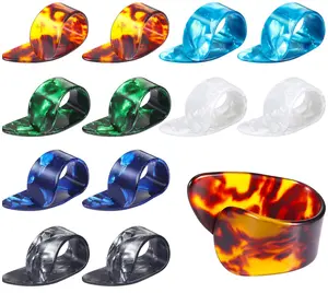 Frienda Thumb Finger Picks, Flat Thumbpicks, Celluloid Hand Guitar Pick Plectrum