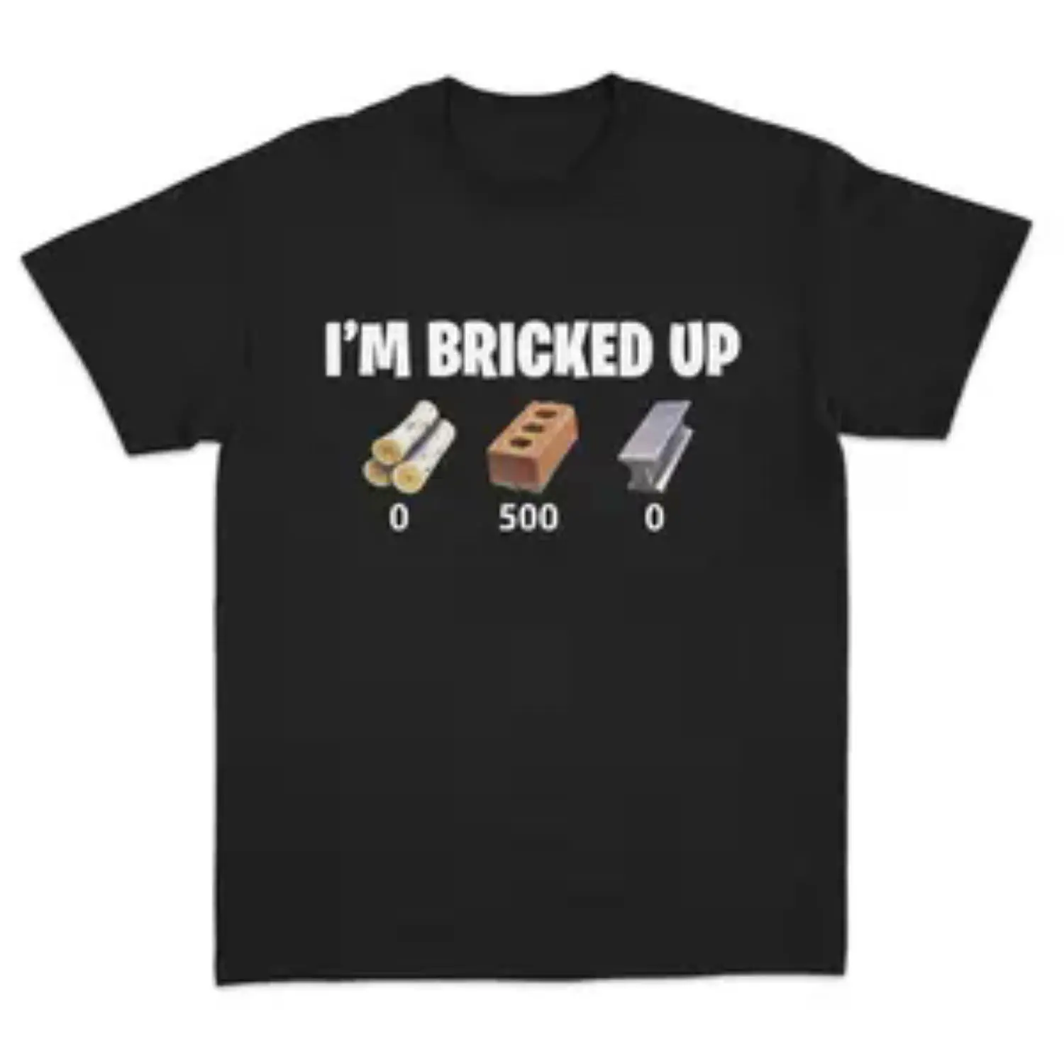 "I'm Bricked Up Meme Tee - Trendy Graphic Shirt for Casual Wear, Ideal Golf Gift for Men and Women"