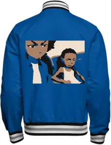 Unisex The Boondocks Letterman Jacket