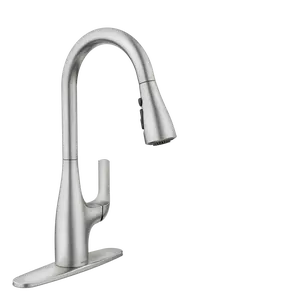 Leesi One-Handle High Arc Pulldown Kitchen Faucet