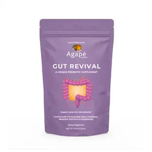 Gut Revival – Fasting-Friendly Prebiotic & Gut Microbiome Support | Vegan Fiber & Polyphenol Blend