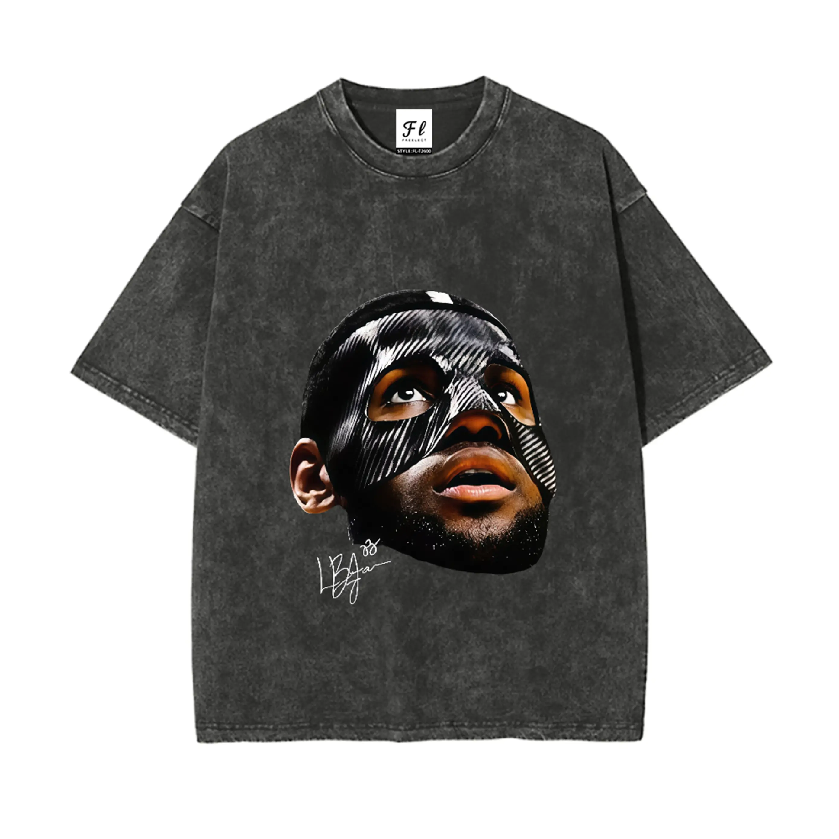 Michael Jordan 'The GOAT' T-Shirt - Iconic Bulls #23 Dunk Photo, Basketball Aesthetic DTG Process Unisex Loose-Fitting T-shirt, Washed Casual Top (100% Cotton, 280g), Smooth Fabric, Minimalist Style, Street Style, Classic T-shirt, Makes a Great Gift.