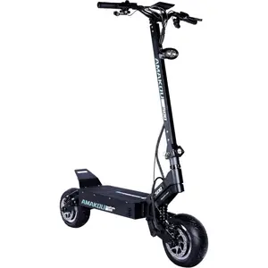 AMAKOU X7 9000W 72V40A NFC Dual Motor Off Road Scooter for Adults 70 MPH 75-Mile Range 11-Inch Tires UL2272 Certified 440 lbs Capacity wheel disc brake