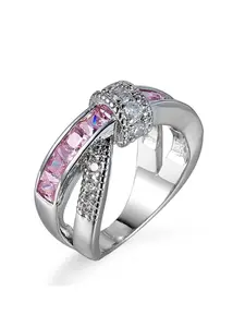 Fashion Women Jewelry Wedding Band Rings, Statement Multi Ring, Stackable Rings, Elegant Engagement Ring for Bridal ,Valentine's Day, Christmas gifts