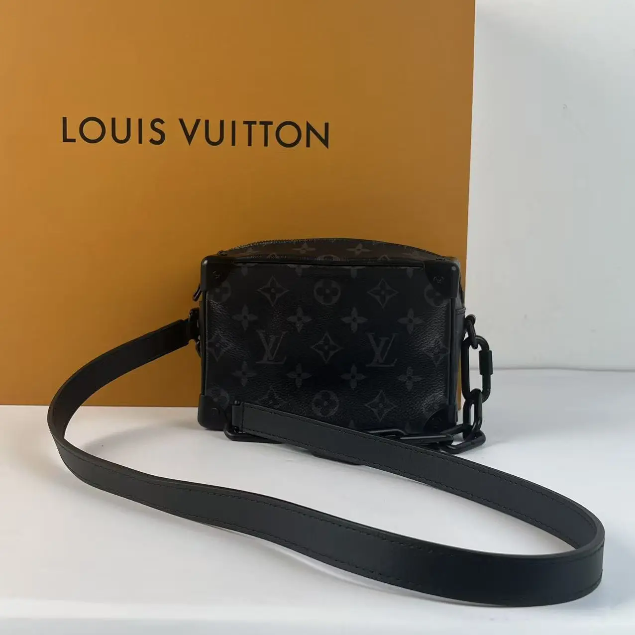 Pre-owned Louis Vuitton Monogram Eclipse Mini Soft Trunk Crossbody Bag, Pre Loved Luxury Crossbody Bags