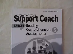 USED-Common Core Support Coach, Target: Reading Comprehension, Assessments, Grade 5 by - (Paperback)