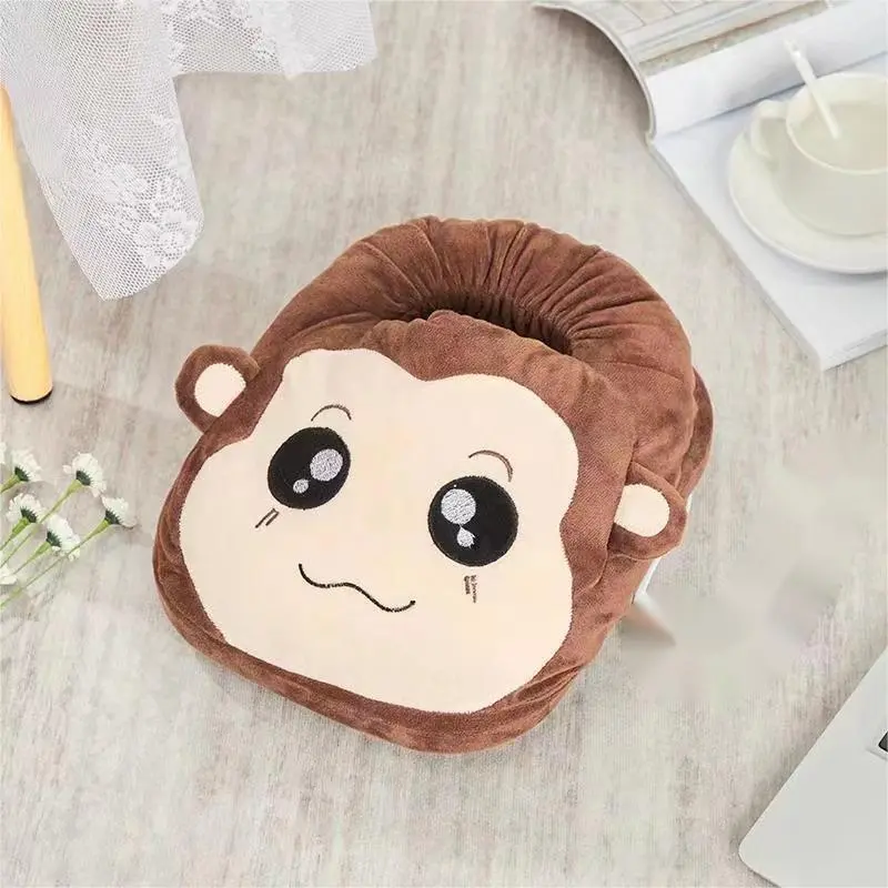 USB Plug-in Foot Warmer for Office Dormitory and Home Use Three-Level Temperature Control Winter Foot Warmer Cute Monkey Design Pad