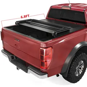 6.8ft Soft Tri-Fold Tonneau Cover for 1999- 2026 Ford F250 F350 Super Duty Truck