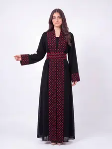 Hayffa Bisht - Traditional Fabric Bisht with Patterns Dress Fit