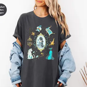 Princess Jasmine Shirt,  Princess Character Shirt,  Girl Trip Shirt, land Shirt,  Princess Matching Tee