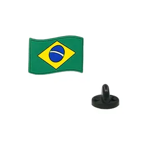 Brazil Apparel Pin Badge Pin Lapel Pin Yazzle Dazzle