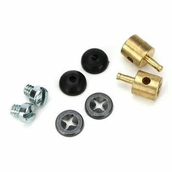 Du-Bro E-Z Connectors w/Reuseable Nylon Snap-On Push Nuts 2pc for .072 / 2-56