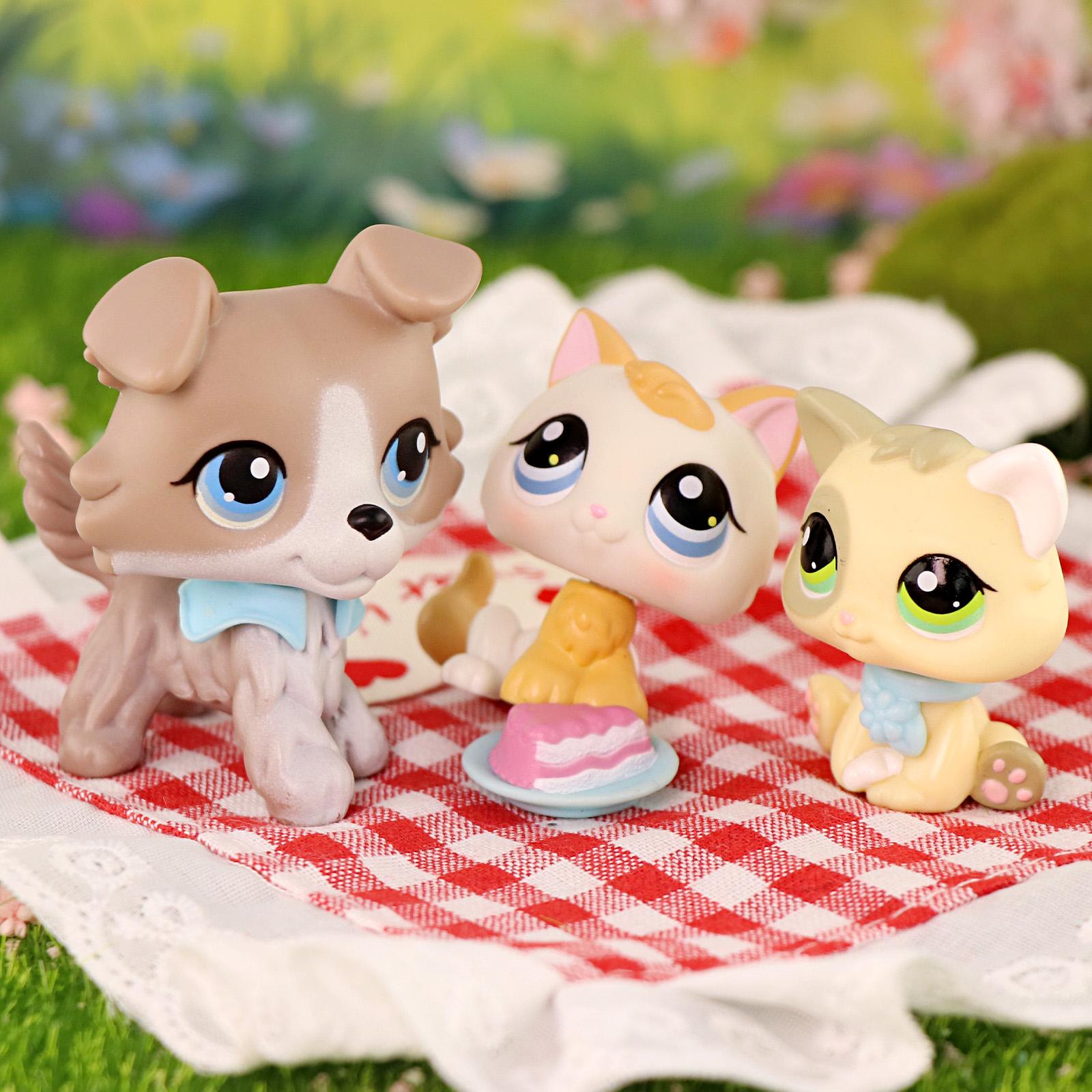 3 Pcs Rare Kitten Collie Figurines, Rare Collectible Collie #67 Kitten #134 #1074 Figurine with Unique Blue & Green Eyes | Charming Jacket Food Collar Accessories, Perfect Toy Gift for Dog and Cats Lovers, Great Easter gift for kids 3 Pcs Rare Kitten Collie Figurines, Rare Collectible Collie #67 Kitten #134 #1074 Figurine with Unique Blue & Green Eyes | Charming Jacket Food Collar Accessories, Perfect Toy Gift for Dog and Cats Lovers, Great Easter gift for kids