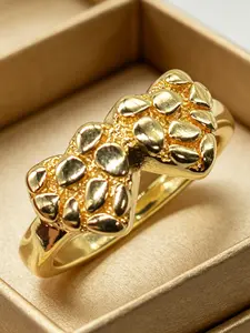 Elegant Geometric Heart Stone Texture Ring, Fashionable Women's Daily Wear Jewelry, Perfect Gift for Wife Girlfriend Birthday Christmas, Elegant Everyday Ring