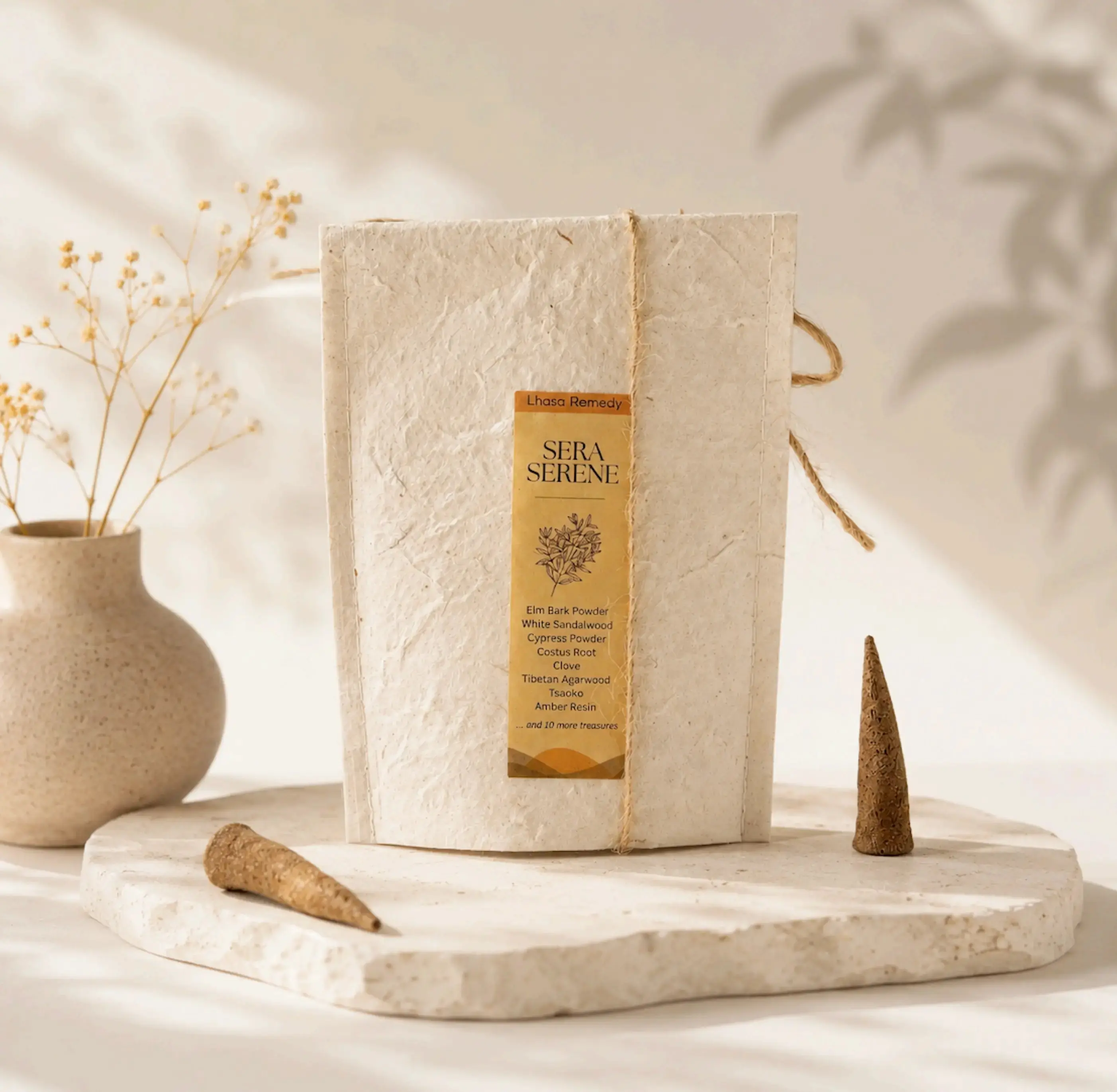 Sera Serene Incense Cones for Meditation & Deep Calm