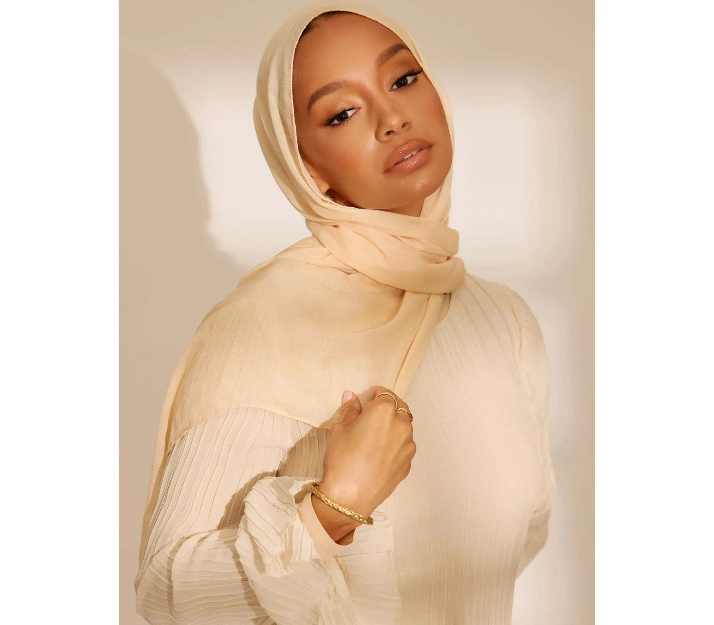 Mini Modal Hijab - Nude | Culture Hijabs