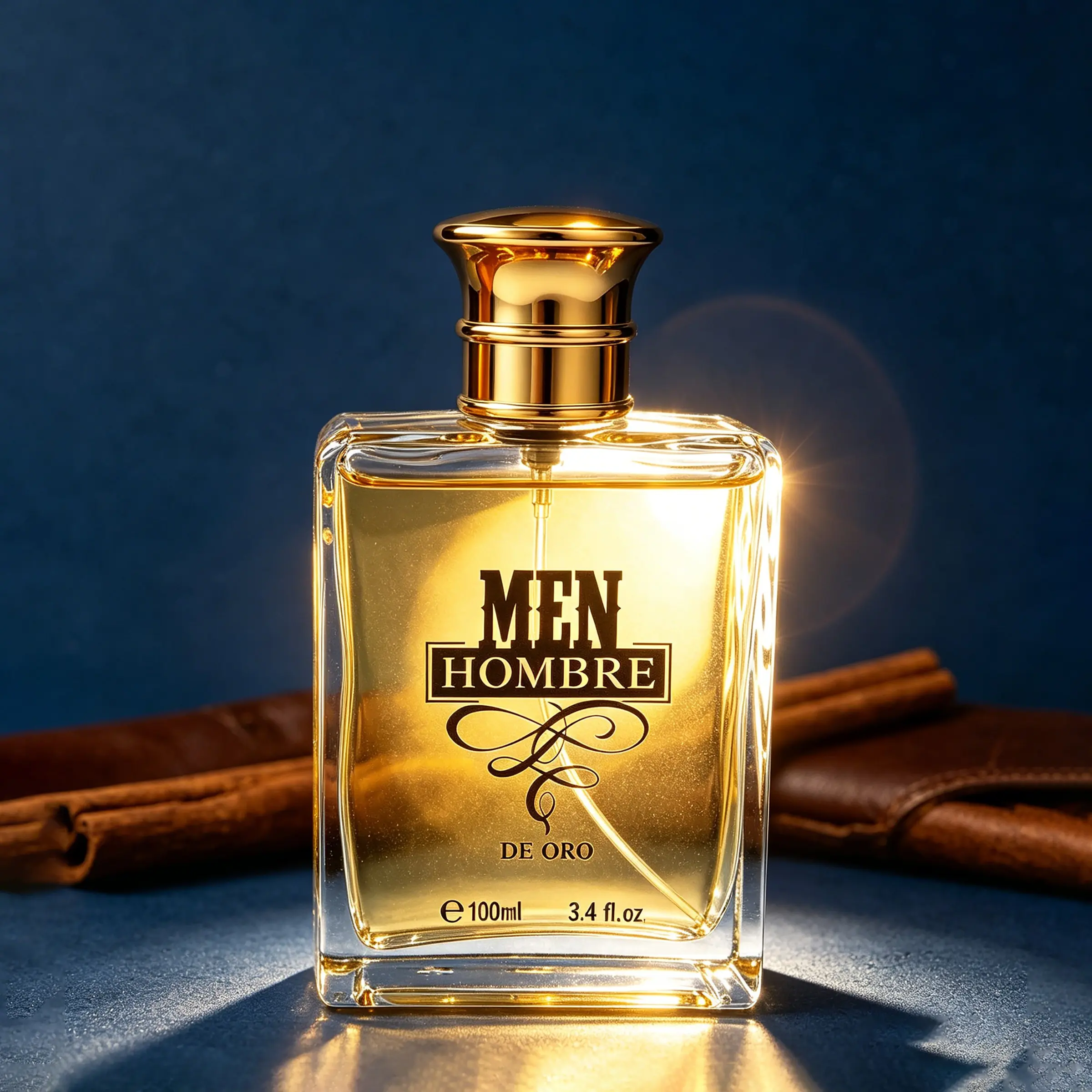 Perfume for Women and Men, Eau de Toilette (100ml) - Spicy Woody Scent, Long-Lasting Aromatic Fragrance, with Grapefruit, Mint, Cinnamon, Rose, Leather & Amber, Great Gift Choice for Him or Her
