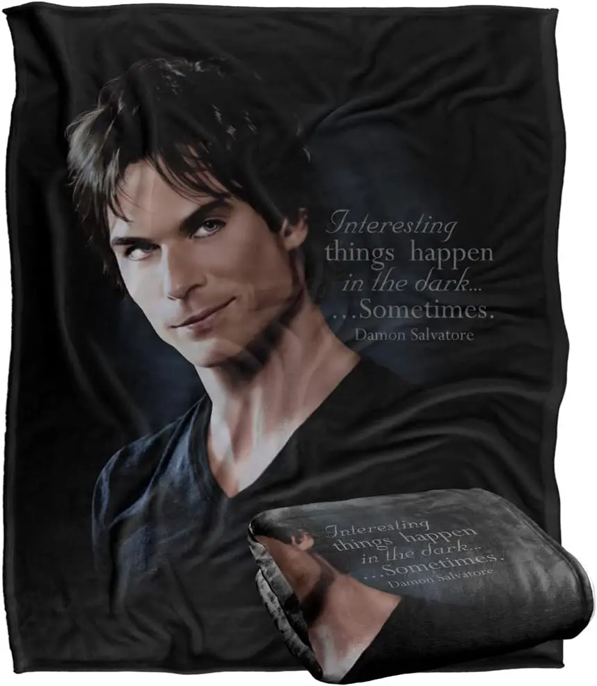 Vampire Diaries Blanket, 60"x80" Sometimes Silky Touch Super Soft Throw Blanket