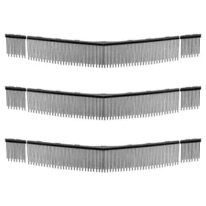 VEVOR 3 Packs Lawn Sweeper Brush Replacement, Compatible with VEVOR 30 in Lawn Leaf Collector Sweepers, Yard Sweeper Brush Paddle with Durable V-Shaped Bristles for Easy Grass Leaf Cleanup