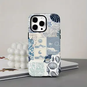 Mobile phone case: whale shark coral reef marine jellyfish double membrane shell, Protective, sturdy and durable, suitable for iPhone 17/16e/16/15/14/13/12/11/X/XS/XR/Plus/Pro Max, birthday gifts for relatives and friends are preferred