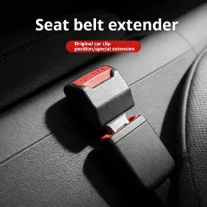 Universal Car Seat Belt Buckle Holder Clip Durable Fixing Bracket for Easy Backseat Access and Silent Operation Compatible with Most Vehicle Models