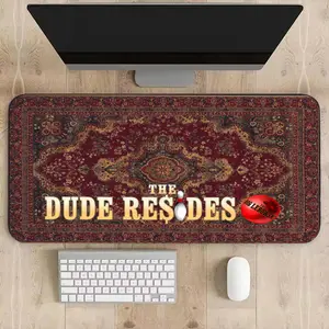 Retro Movie Desk Mat – Big Lebowski Inspired, Non-Slip Mousepad, Office & Gaming Gift Idea