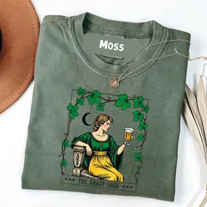 Comfort Colors The Sassy Lass û Irish Tarot St. PatrickÆs Day T-Shirt