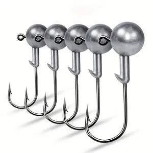 10pcs  Premium Crank Jig Head Hook For Fishing, quickly sinking fishing baits, Inverted Hook, Soft Bait Hook, fishing gear and accessories，Jig Heads Hard Bait Soft Worm Fishhook Jig Hook In Various Weights (0.07oz-0.49oz)