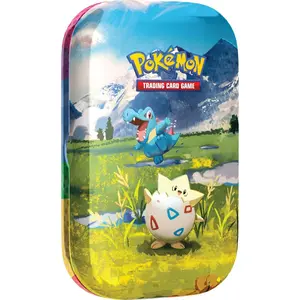Pokemon TCG: Mega Evolution—Ascended Heroes Mini Tin: Togepi & Totodile (1 Sticker Sheet, a Pokémon Art Card & 2 Booster Packs)