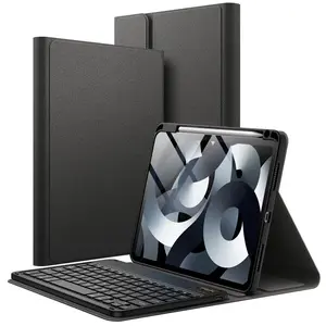 JETech Keyboard Case for iPad Air 11-Inch M4/M3/M2 (2026/2025/2024), iPad Air 5th/4th (10.9-Inch 2022/2020) with Pencil Holder, Magnetic Detachable Bluetooth Keyboard, TPU Back Cover