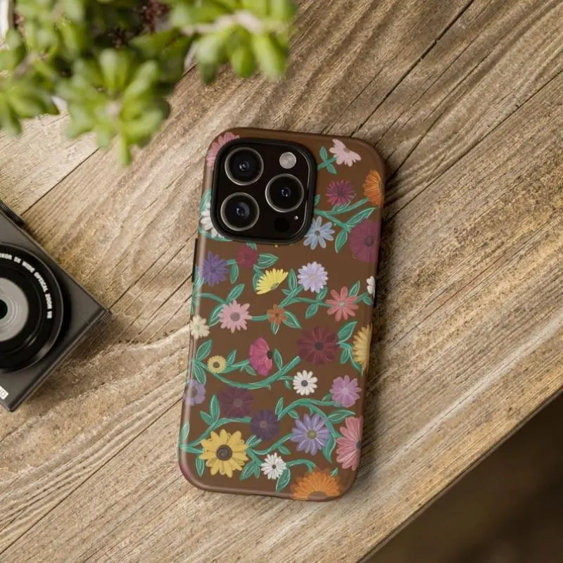 Shockproof Polycarbonate Flower Piano Smartphone Shell Case - Surprise Song Design, Durable Casing, Camera Protection, Compatible Cover for iPhone 11-17 Pro Max Plus Mobile Accessories