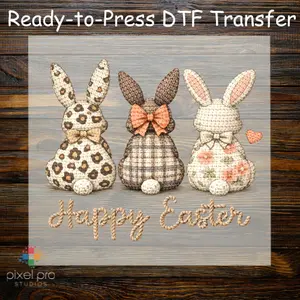 Crochet Happy Easter Bunnies