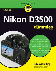 USED-Nikon D3500 for Dummies by King, Julie Adair (Paperback)
